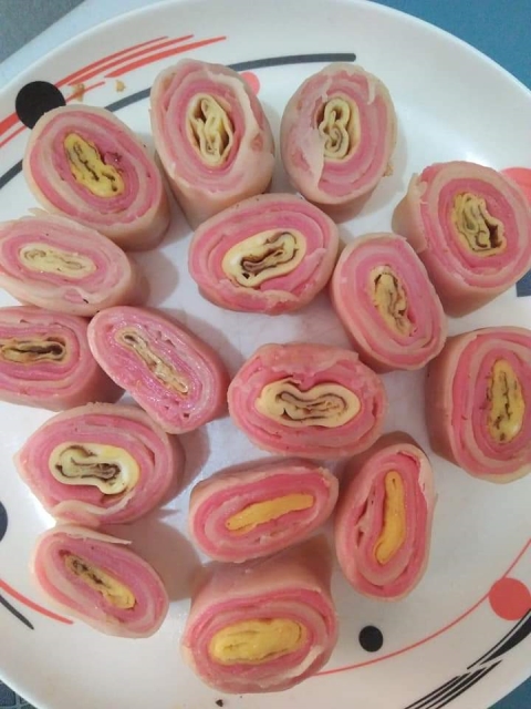 Beautiful egg pitha