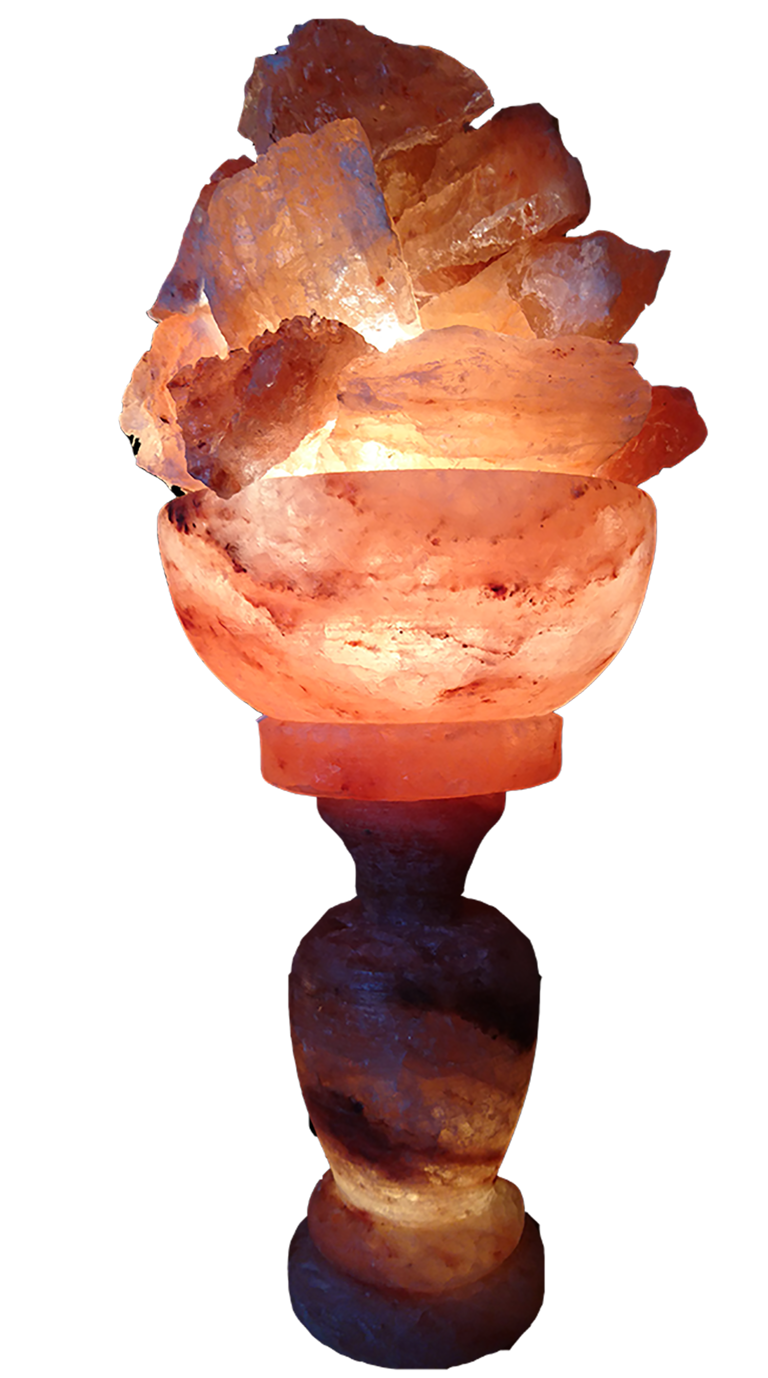 Himalayan Crystal Rock Crafted Lamp 