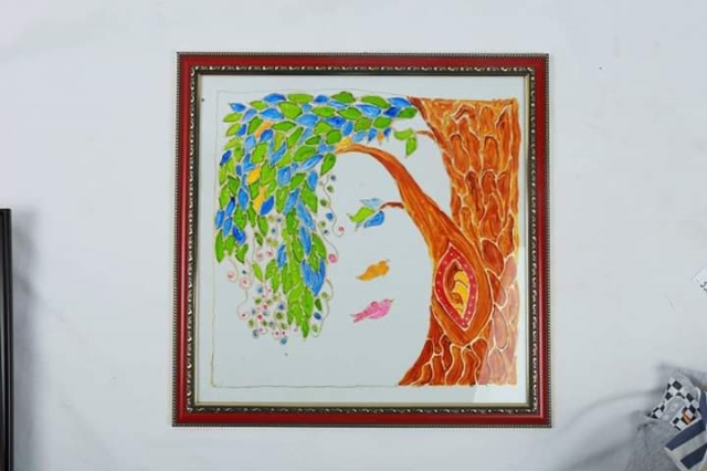 Glass painting