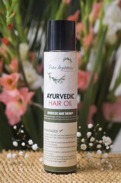 Ayurvedic Hair Oil with Argan Oil Blend